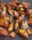 เครื่องในไก่ย่าง (หม้อทอด)
