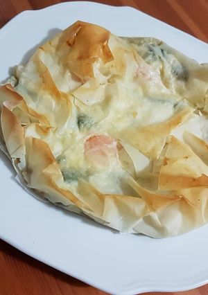 Foto di Torta pasquale agli agretti e uova