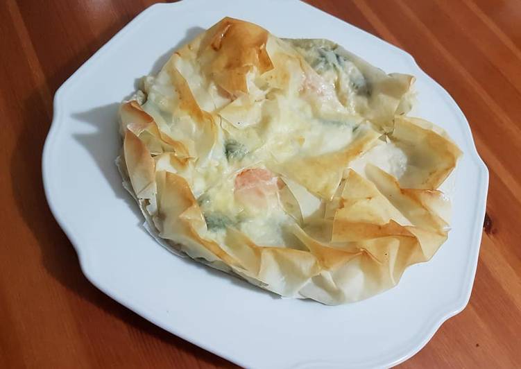 Torta pasquale agli agretti e uova