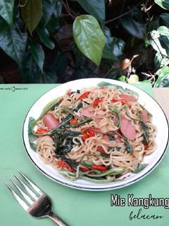 Foto resep Mie Kangkung Belacan