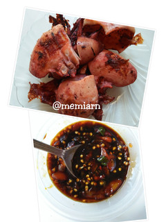 Foto resep Cumi Bakar (Sambal Kecap)