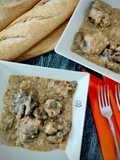 Higaditos de pollo en salsa de almendras
