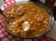Una foto de carne marucha