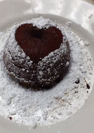 A picture of Valentine Lava cake.