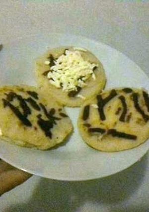 Una foto de Arepas de queso