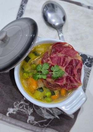 Une photo de Soupe paysanne à la coppa
