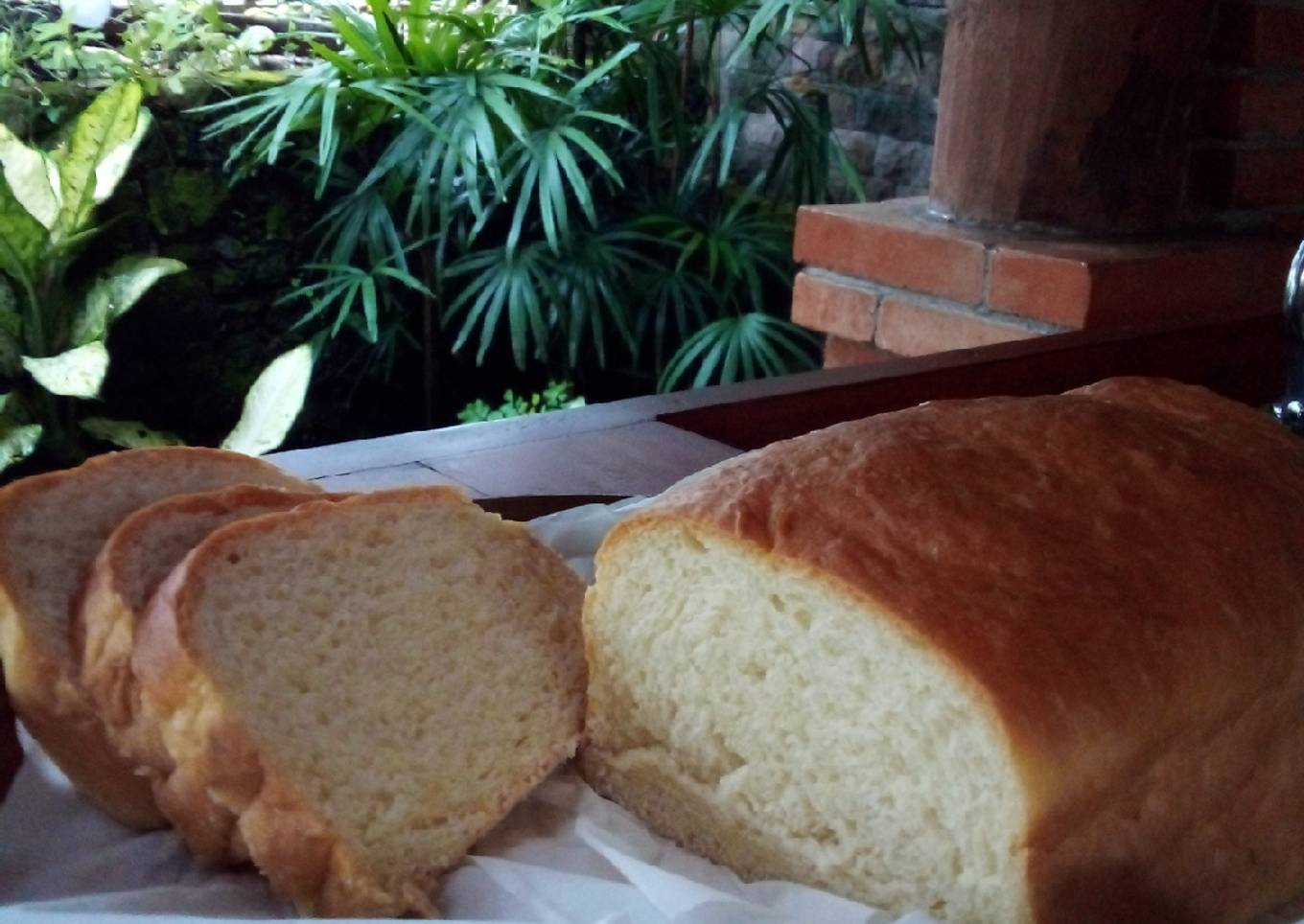 Roti Tawar Susu Murni tanpa ulen matang merata dengan otang