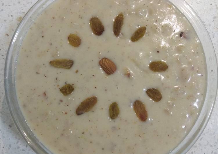 Simple Way to Prepare Favorite Ready to Cook Banana Stem Payasa (Kheer or Payasam)