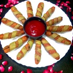 A picture of Potato Curl Rolls.