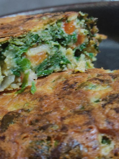 Una foto de Tortilla vegana de acelga