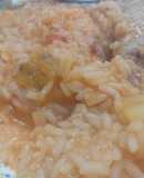 Guiso de arroz con alitas a mi estilo😉