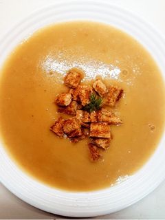 Una foto de Crema de Puerros