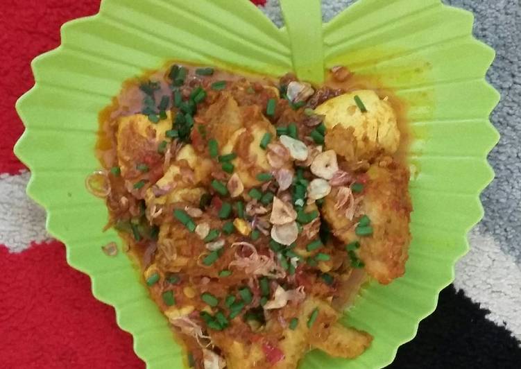 Langkah Mudah untuk meracik Ayam Rempah² bumbu bali Pedas yang Enak Banget
