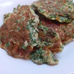 รูปของ Omelette kacang panjang