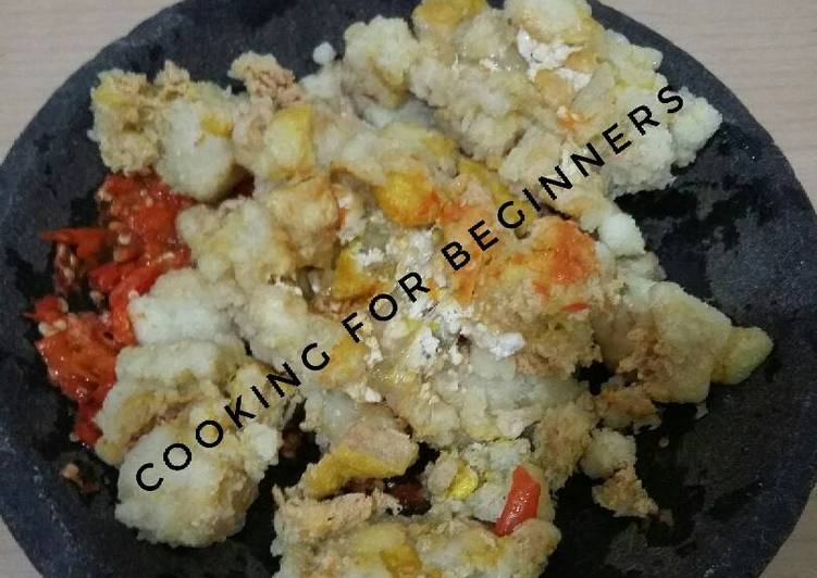 Cara Buat Tahu crispy sambel goang Enak Dan Mudah