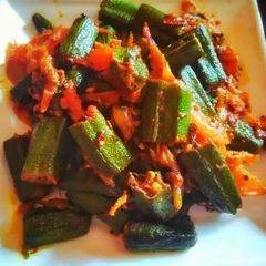 A picture of Bhindi masala.
