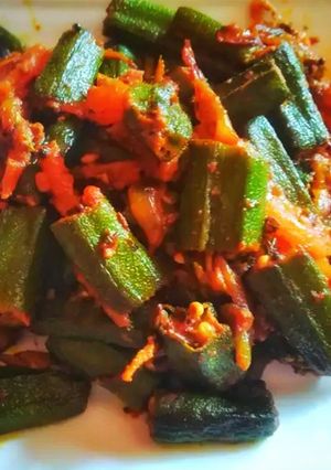 A picture of Bhindi masala.