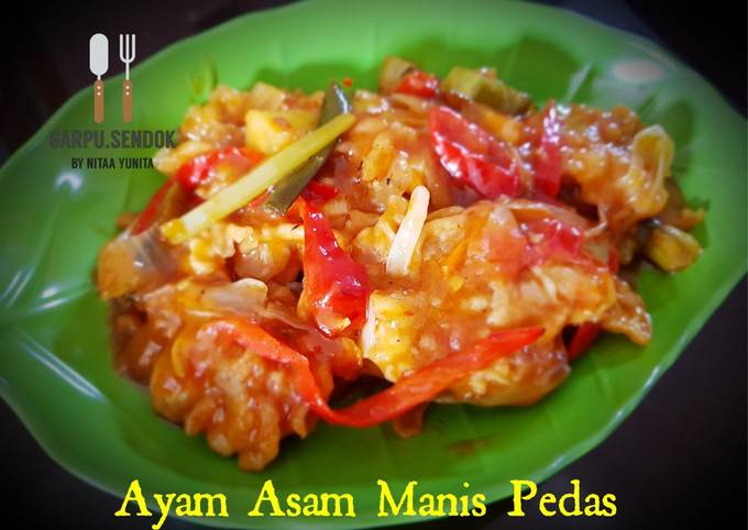 44. Ayam Asam Manis Pedas