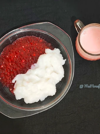 Cara Gampang Membikin Resep Bubur merah putih kuah Cocopandan yang Lezat Anti Ribet, Mantap Sekali