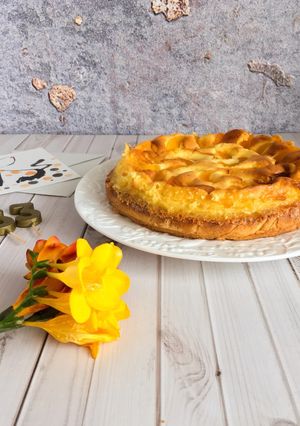 Foto de Bolo Cheesecake de Pêssego