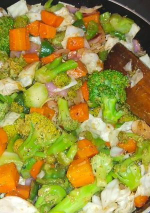 A picture of Spicy Vegetable Salad.