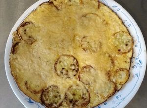 Una foto de Tortilla de Zucchini