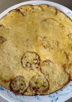 Una foto de Tortilla de Zucchini