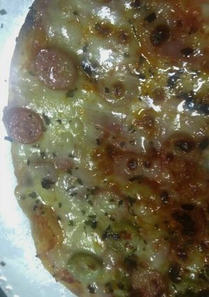 Una foto de Pizza caserita