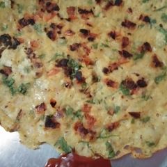 A picture of Besan rava chilla.