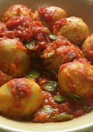 Foto resep Balado telur pete