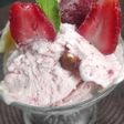 Helado de frutilla
