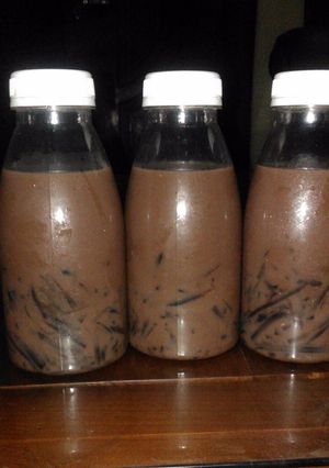 Foto resep Es Cappuccino Cincau Hitam #KamisManis #BikinRamadanBerkesan