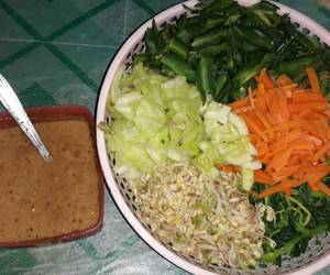 Resep Mudah Pecel sayur bumbu kacang Ala Warung Resep Mudah Pecel sayur bumbu kacang Ala Warung