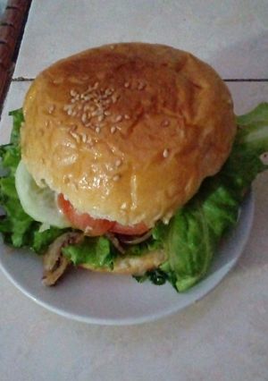 Foto resep Simple Meat Burger