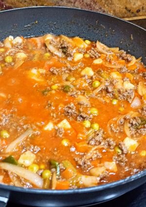 Una foto de Tajine - Carne de ternera especiada con verduras