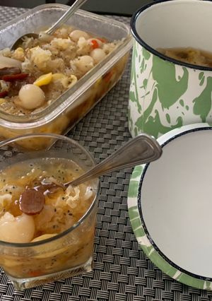 Foto resep Peach gum dessert