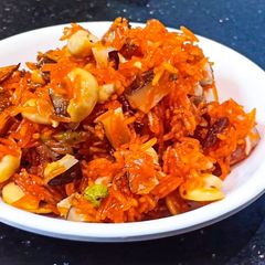 Sweet rice recipe|Zarda rice| Delicious dessert|goelskitchen A picture of Sweet rice recipe|Zarda rice| Delicious dessert|goelskitchen.