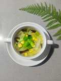 Sup Sawi Putih Jagung dan Jamur