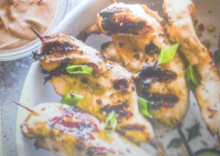 Easy Meal Ideas of Chicken satay sticks with Peanut saus#Ramadan special &#34;