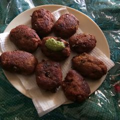 A picture of Spicy kabab.
