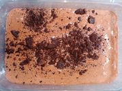 Gambar es krim cokelat