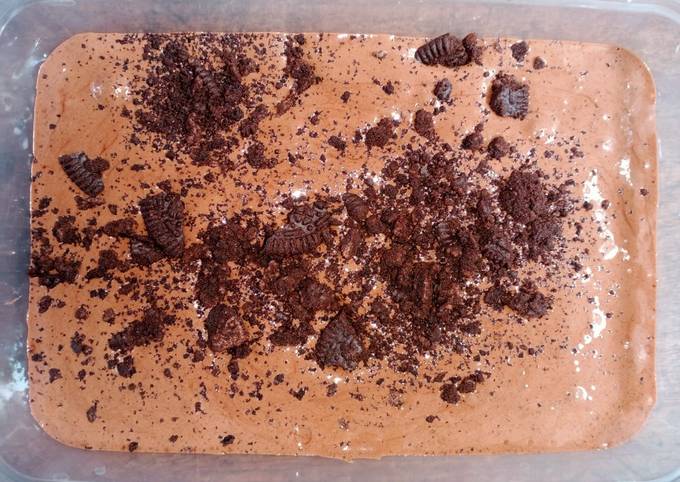 Resep: Choco Oreo Ice Cream (Menggunakan Haan bubuk ice cream) Kekinian