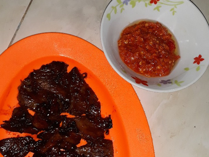 Ini dia! Resep termudah memasak Daging sapi bakar madu teflon dan sambel korek  nagih banget