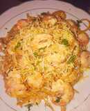 Pastas con camarones 🦐