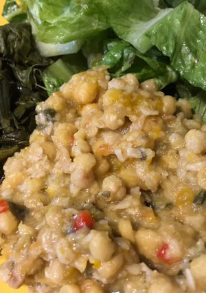 Una foto de Garbanzos con avena integral (sin remojar)