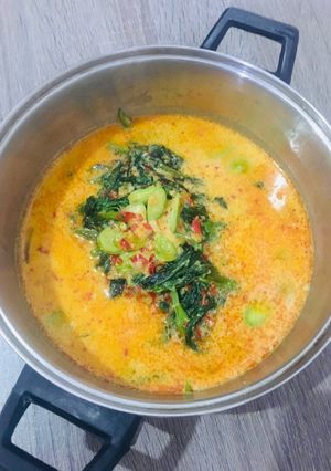 Foto resep Kangkung pete santan