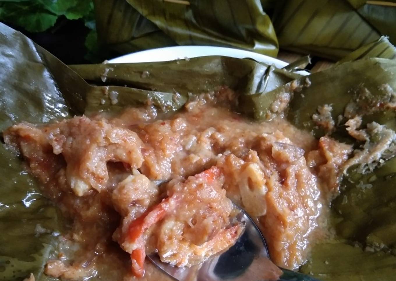 Resep Pepes tempoyak udang yang Menggugah Selera