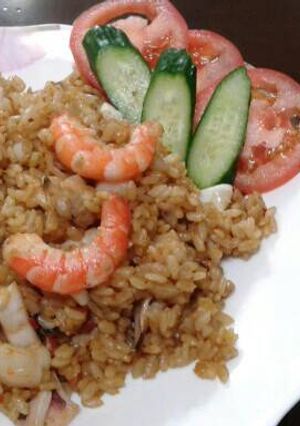 Foto resep Nasi Goreng Seafood Bumbu Terasi ❤
