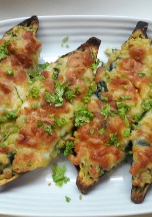 A picture of Twice Baked Sweet Potato.