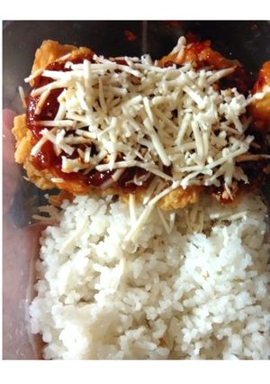 Foto resep Ayam goreng richisse saos BBQ keju.. #bikinramadanberkesan